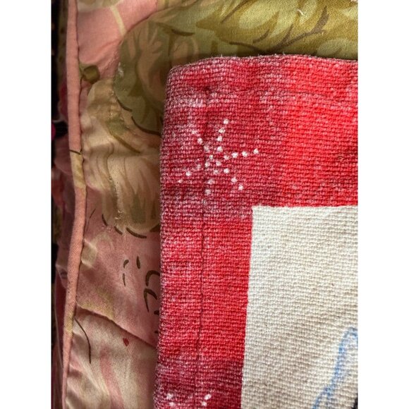 6 VTG East West Holiday Placemats Snowman Reversible table top decor granny read - Picture 13 of 13